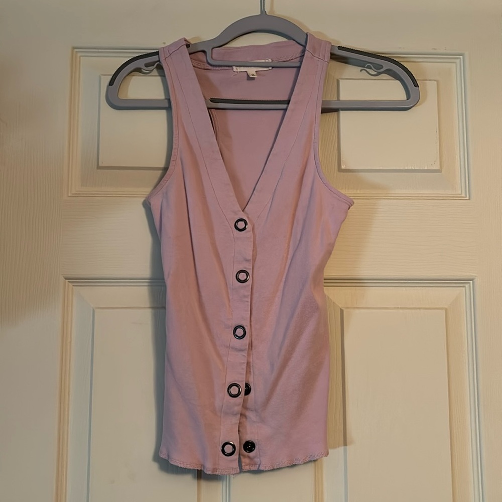 Gilded Intent Purple Tank size s